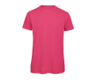 T-shirt van biologisch katoen voor heren met korte mouwen 140 g/m² B&C kleur roze