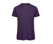 T-shirt van biologisch katoen voor heren met korte mouwen 140 g/m² B&C kleur lila
