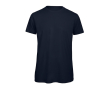 T-shirt van biologisch katoen voor heren met korte mouwen 140 g/m² B&C kleur marineblauw
