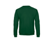 Sweater van katoen en polyester, ronde hals, 270 g/m², B&C kleur donkergroen