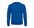 Sweater van katoen en polyester, ronde hals, 270 g/m², B&C kleur koningsblauw