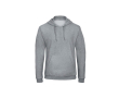 Sweatshirt voor heren met kangoeroezak en capuchon 270 g/m² B&C kleur lichtgrijs