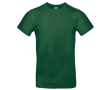 Katoenen T-shirt voor heren met korte mouwen 185 g/m² B&C kleur donkergroen