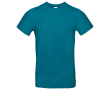 Katoenen T-shirt voor heren met korte mouwen 185 g/m² B&C kleur bondi blauw