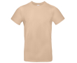 Katoenen T-shirt voor heren met korte mouwen 185 g/m² B&C kleur beige