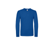 Katoenen T-shirt met lange mouwen voor heren 145 g/m² B&C kleur koningsblauw