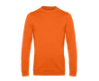Nauwsluitende trui met ronde hals van katoen 280 g/m² B&C kleur donker oranje