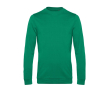 Nauwsluitende trui met ronde hals van katoen 280 g/m² B&C kleur groen