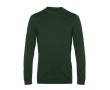 Nauwsluitende trui met ronde hals van katoen 280 g/m² B&C kleur bosgroen