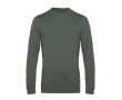 Nauwsluitende trui met ronde hals van katoen 280 g/m² B&C kleur khaki