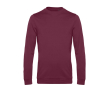 Nauwsluitende trui met ronde hals van katoen 280 g/m² B&C kleur bordeaux