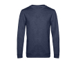 Nauwsluitende trui met ronde hals van katoen 280 g/m² B&C kleur donkerblauw