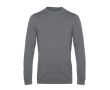 Nauwsluitende trui met ronde hals van katoen 280 g/m² B&C kleur taupe grijs