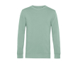 Sweatshirt van biologisch katoen met ronde hals 280 g/m² B&C kleur mintgroen