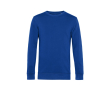 Sweatshirt van biologisch katoen met ronde hals 280 g/m² B&C kleur koningsblauw