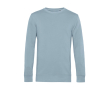 Sweatshirt van biologisch katoen met ronde hals 280 g/m² B&C kleur grijsachtig blauw
