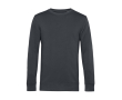 Sweatshirt van biologisch katoen met ronde hals 280 g/m² B&C kleur donkergrijs