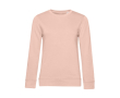 Sweatshirt voor dames met lange mouwen van katoen 280 g/m² B&C kleur rose paztel