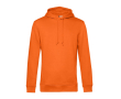 Modern sweatshirt van biologisch katoen met capuchon 280 g/m² B&C kleur donker oranje