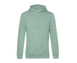 Modern sweatshirt van biologisch katoen met capuchon 280 g/m² B&C kleur mintgroen