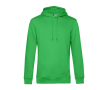 Modern sweatshirt van biologisch katoen met capuchon 280 g/m² B&C kleur appel groen