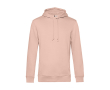 Modern sweatshirt van biologisch katoen met capuchon 280 g/m² B&C kleur rose paztel