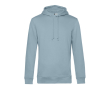 Modern sweatshirt van biologisch katoen met capuchon 280 g/m² B&C kleur grijsachtig blauw