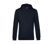 Modern sweatshirt van biologisch katoen met capuchon 280 g/m² B&C kleur marineblauw