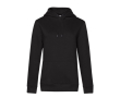Sweatshirt van gerecycled katoen en polyester voor dames 280 g/m² B&C kleur zwart