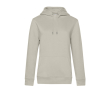 Sweatshirt van gerecycled katoen en polyester voor dames 280 g/m² B&C kleur lichtgrijs