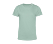 T-shirt van biologisch katoen voor dames met korte mouwen 150 g/m² B&C kleur mintgroen
