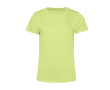 T-shirt van biologisch katoen voor dames met korte mouwen 150 g/m² B&C kleur limoen groen
