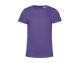 T-shirt van biologisch katoen voor dames met korte mouwen 150 g/m² B&C kleur paars