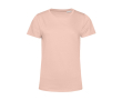 T-shirt van biologisch katoen voor dames met korte mouwen 150 g/m² B&C kleur rose paztel