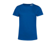 T-shirt van biologisch katoen voor dames met korte mouwen 150 g/m² B&C kleur koningsblauw