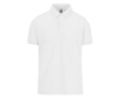 Klassieke unisex katoenen polo met korte mouwen 180 g/m² B&C kleur wit