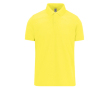 Klassieke unisex katoenen polo met korte mouwen 180 g/m² B&C kleur geel