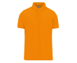 Klassieke unisex katoenen polo met korte mouwen 180 g/m² B&C kleur sinaasappel