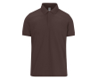 Klassieke unisex katoenen polo met korte mouwen 180 g/m² B&C kleur donker bruin