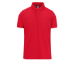 Klassieke unisex katoenen polo met korte mouwen 180 g/m² B&C kleur rood