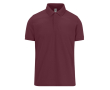 Klassieke unisex katoenen polo met korte mouwen 180 g/m² B&C kleur bordeaux