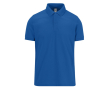 Klassieke unisex katoenen polo met korte mouwen 180 g/m² B&C kleur koningsblauw