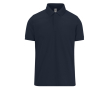 Klassieke unisex katoenen polo met korte mouwen 180 g/m² B&C kleur marineblauw