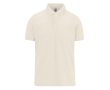 Klassieke unisex katoenen polo met korte mouwen 180 g/m² B&C kleur gebroken wit