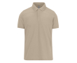 Klassieke unisex katoenen polo met korte mouwen 180 g/m² B&C kleur zand