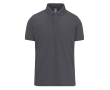 Klassieke unisex katoenen polo met korte mouwen 180 g/m² B&C kleur donkergrijs