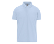 Klassieke unisex katoenen polo met korte mouwen 180 g/m² B&C kleur grijsachtig blauw