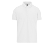 Unisex katoenen polo met korte mouwen 210 g/m² B&C kleur wit