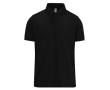 Unisex katoenen polo met korte mouwen 210 g/m² B&C kleur zwart