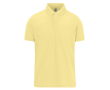 Unisex katoenen polo met korte mouwen 210 g/m² B&C kleur lichtgeel